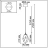 Подвесной светильник ODEON LIGHT GEMME 7110/4LA